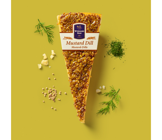 Wyngaard Kaas Mustard-Dill 150gr 